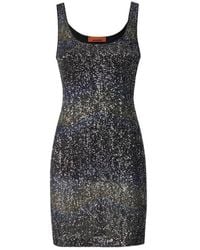 Missoni - Sequin-Embellished Zig-Zag Mini Dress - Lyst
