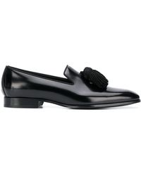 Jimmy Choo - Foxley Tassel-Detail Leather Loafers - Lyst