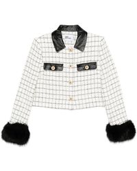 Self-Portrait - Neutrals Jackets - Lyst