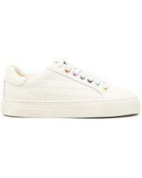 HIDE & JACK - Crocodile-Embossed Sneakers - Lyst