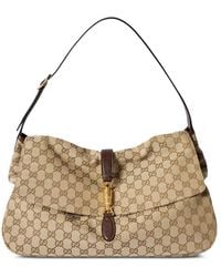 Gucci - Jackie Flap Shoulder Bag Large Size - Lyst