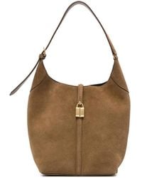 DeMellier - Small Siena Lock-Detail Bucket Bag - Lyst