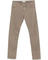 Jacob Cohen - Nick Logo-Patch Five-Pocket Trousers - Lyst