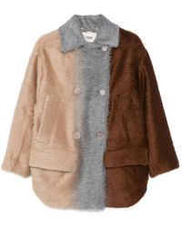 Fendi - Colour-Block Double-Breasted Jacket - Lyst