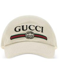 Gucci - Logo-Embroidered Web-Stripe Baseball Cap - Lyst