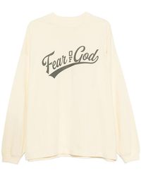 Fear Of God - Merch Logo-Print Long-Sleeve T-Shirt - Lyst