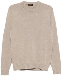 Zanone - Ribbed-Knit Crew-Neck Wool Jumper - Lyst