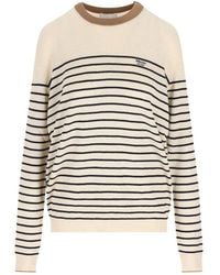 Prada - Neutrals Sweaters & Knitwear - Lyst