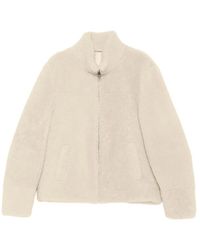 Eraldo - High-Neck Shearling Jacket - Lyst