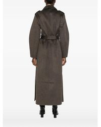 The Dynamis Studio - Double-Breasted Belted Coat - Lyst