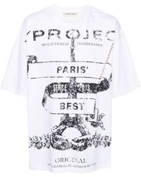 Y. Project - Logo-printed Cotton T-shirt - Lyst