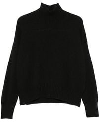 Aragona - Roll-Neck Ribbed-Trim Sweater - Lyst