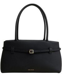 MANU Atelier - Buckle-Strap Tubular-Handles Tote Bag - Lyst