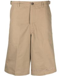 Honor The Gift - Embroidered-Logo Cotton Bermuda Shorts - Lyst