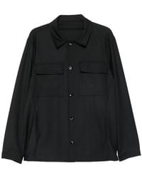 Eraldo - Button-Fastening Chest-Pocket Jacket - Lyst