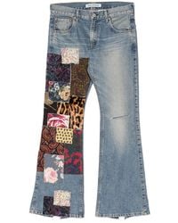 Junya Watanabe - Patchwork Distressed Jeans - Lyst