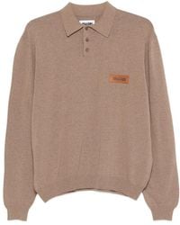 Magliano - Long-Sleeve Logo-Patch Polo Shirt - Lyst