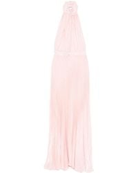 L'idée - Eden Halterneck Pleated Gown - Lyst