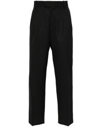 Drole de Monsieur - Logo-Embroidered Trousers - Lyst