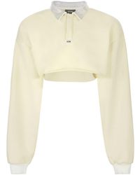 Gcds - Bling Cropped Polo Top - Lyst