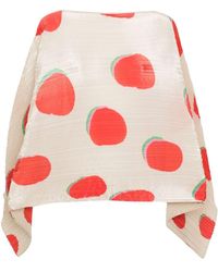 Pleats Please Issey Miyake - Bean Dots Madame-T Pleated Scarf - Lyst