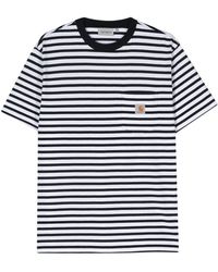 Carhartt - Seidler Striped T-Shirt - Lyst