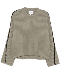 Kujten - Ribbed Whipstitch-Trim Sweater - Lyst