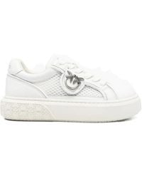 Pinko - Yoko Appliqué Platform Sneakers - Lyst