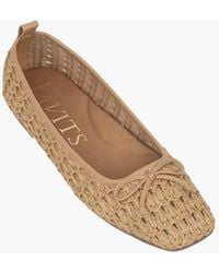 Eric Javits - Parris Raffia Ballet Flat, For Crochet Raffia Straw, Breathable Mesh, Built-In Arch Support, Nonslip Tpr Sole - Lyst