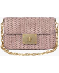 Eric Javits - Lil Cherie Woven Raffia Crochet Handbag For - Lyst