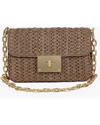 Eric Javits - Lil Cherie Woven Raffia Crochet Handbag For - Lyst