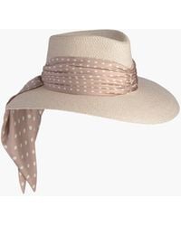 Eric Javits - Marella Travel Fedoras With Silk Twill Scarf For 50+ Upf, Blocks 95% Uva/Uvb Rays - Lyst
