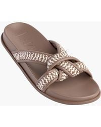 Eric Javits - Luxury Squishee Straw Sandals, For - Lyst