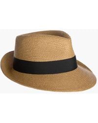 Eric Javits - Squishee Classic Fedora For Straw Hat - Lyst