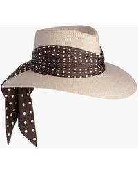 Eric Javits - Marella Fedoras With Silk Twill Scarf For - Lyst