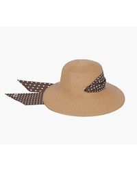 Eric Javits - Twilly Billy Sun Hat With Twilly Scarf Tie - Lyst