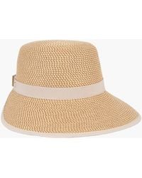 Eric Javits - Luxury Squishee Straw Visor, Color, Adjustable Fit, Upf Rated For - Lyst