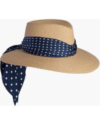 Eric Javits - Marella Travel Fedoras With Silk Twill Scarf For - Lyst