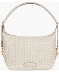 Eric Javits - Woven Raffia Hobo Bag With Leather Trim - Lyst