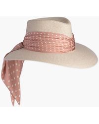 Eric Javits - Marella Fedoras With Silk Twill Scarf For - Lyst