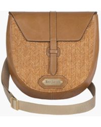 Eric Javits - Palm Pouch Woven Raffia Straw Messenger Bag - Lyst