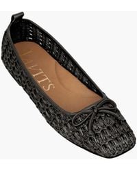 Eric Javits - Crochet Raffia Ballet Flat, For - Lyst