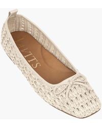 Eric Javits - Crochet Raffia Ballet Flat - Lyst