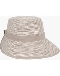 Eric Javits - Luxury Squishee Straw Visor, Color, Adjustable Fit, Upf Rated For - Lyst