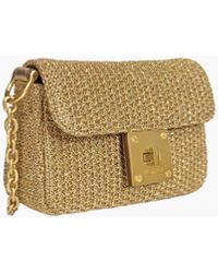 Eric Javits - Mini Cherie Midas Handbag With Turn Lock Closure And Chain Handle - Lyst
