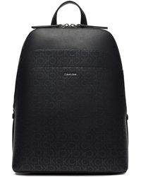 Calvin Klein - Rucksack business backpack_epi mono k60k611889 black epi mono 0gj - Lyst