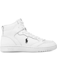 Polo Ralph Lauren - Sneakers Polo Crt Hgh 809877680001 Weiß - Lyst