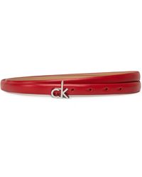 Calvin Klein - Damengürtel Ck Buckle Skinny Belt 1.5 K60K612932 - Lyst