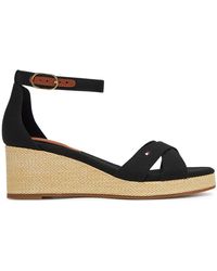 Tommy Hilfiger - Espadrilles Flag Criss-Cros Mid Wedge Espad Fw0Fw08481 - Lyst