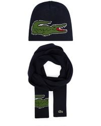 Lacoste - Set Schal Und Mütze Rb1515-00 - Lyst